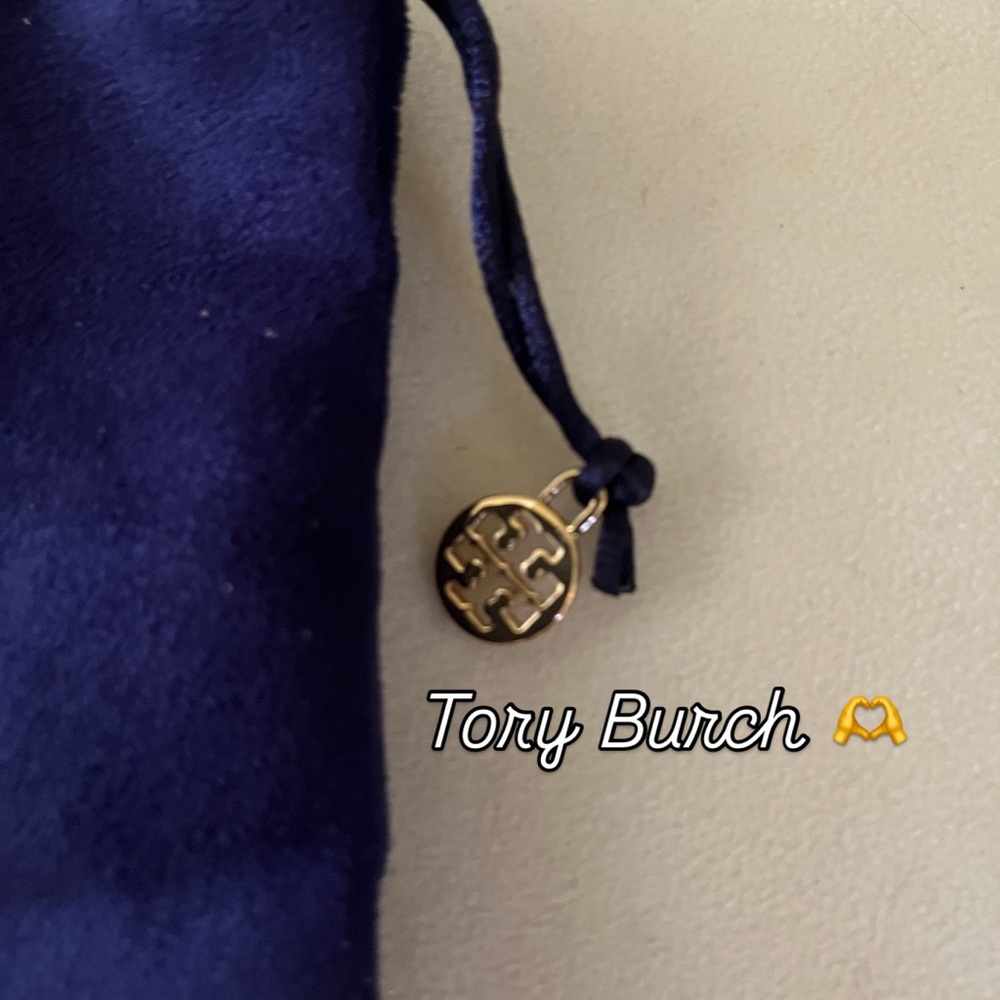 Tory Burch Charm with Midnight Blue Velvet dust bag